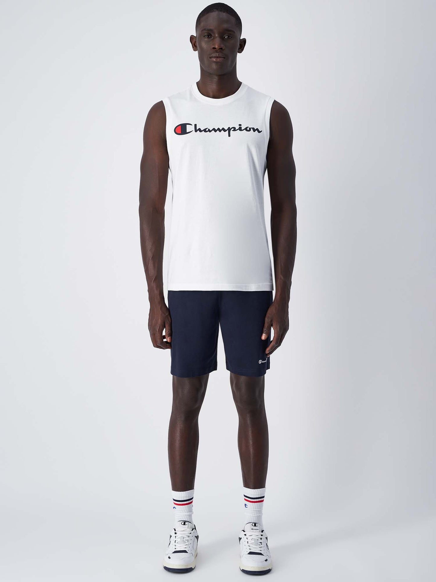 SHORT IN JERSEY CHAMPION UOMO BLU