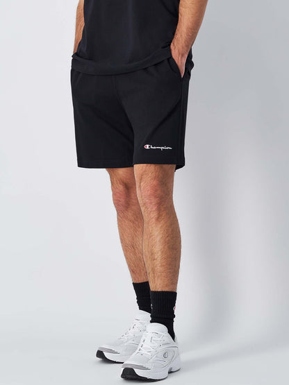 SHORT IN JERSEY CHAMPION UOMO NERO