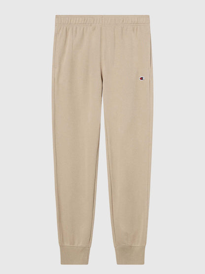 Pantaloni uomo Champion beige con polsini e coulisse