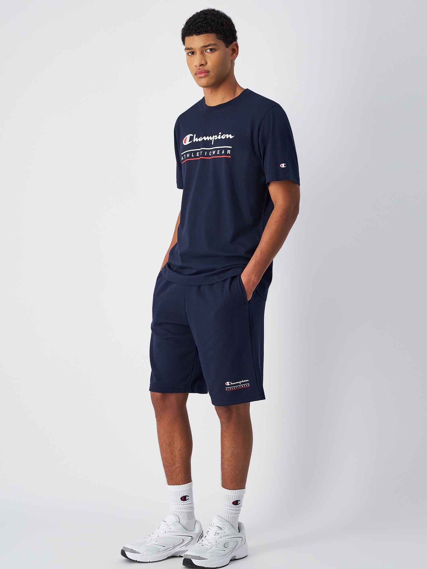 T-SHIRT CHAMPION UOMO BLU