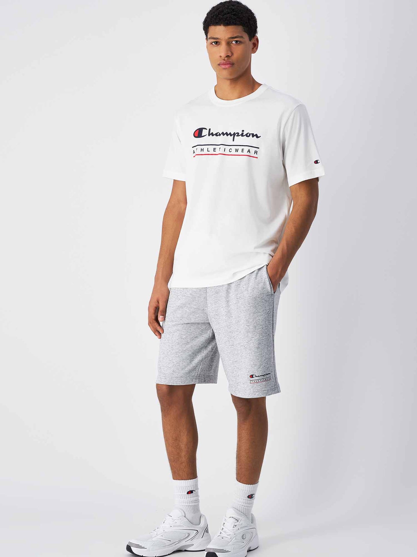 T-SHIRT CHAMPION UOMO BIANCO