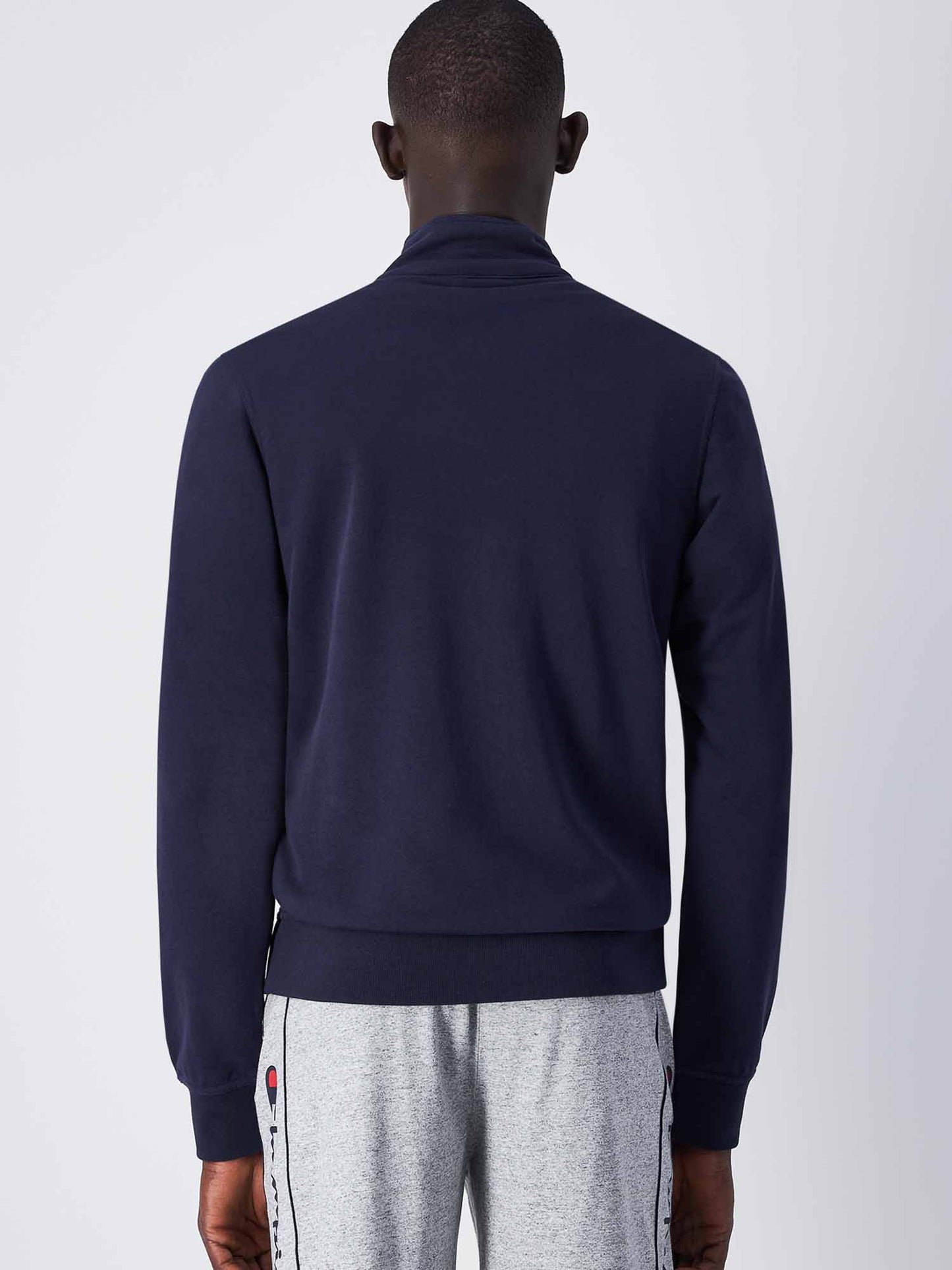 FELPA CON ZIP CHAMPION UOMO BLU