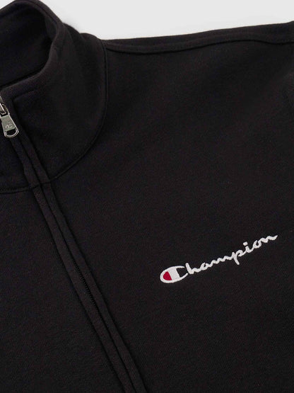 FELPA CON ZIP CHAMPION UOMO NERO