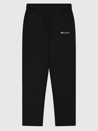 PANTALONE JOGGERS CON GAMBA DRITTA CHAMPION UOMO NERO