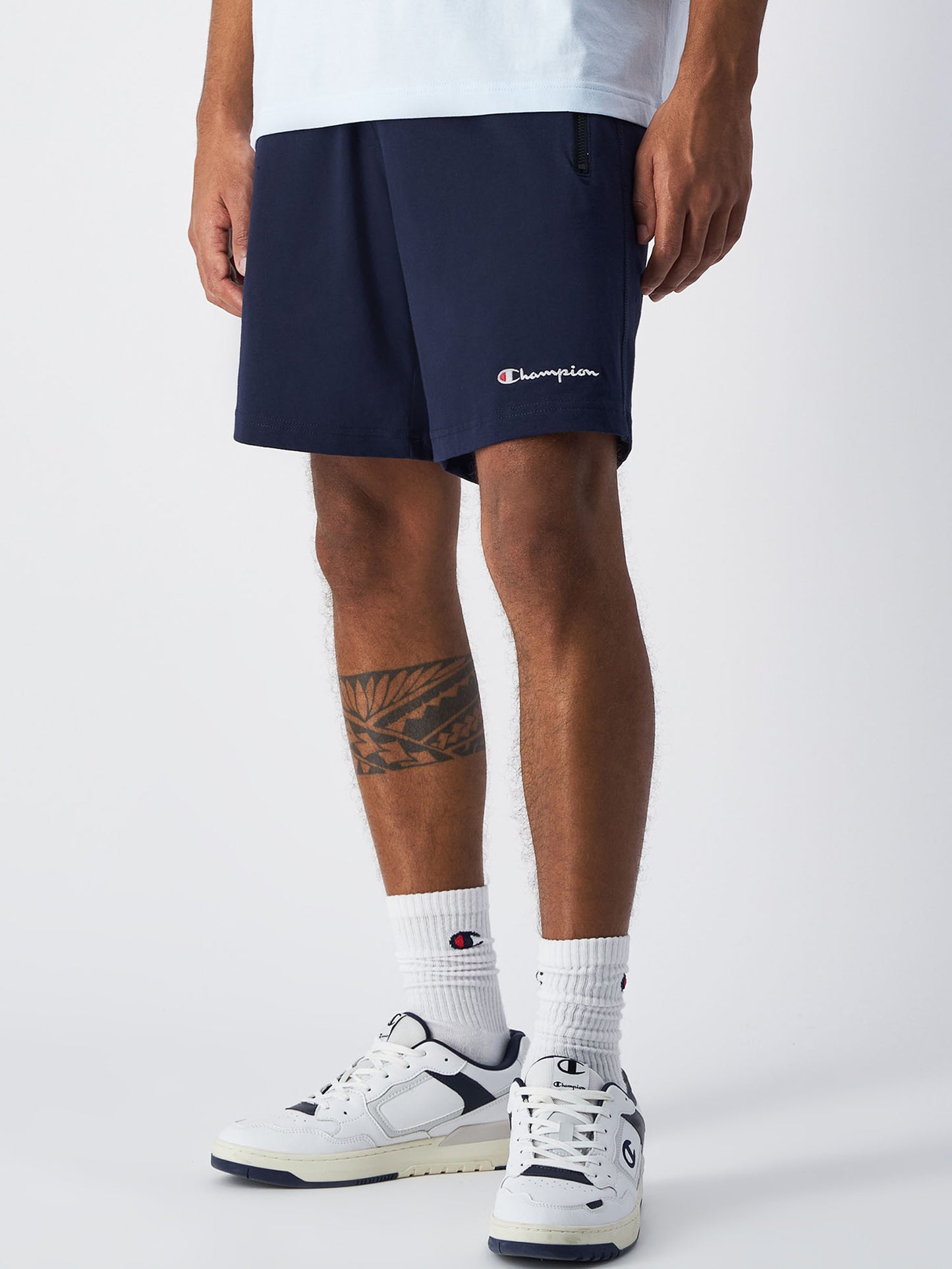 SHORT ZIPJE CHAMPION DA UOMO BLU