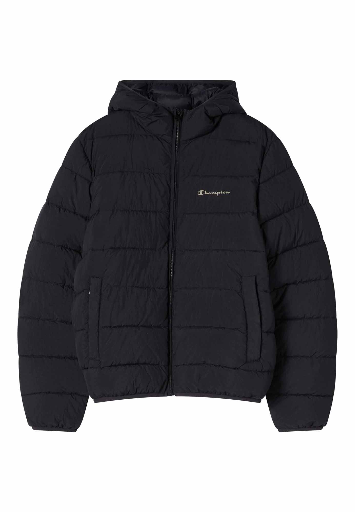 Champion 221548 KK001, giubbino da uomo nero