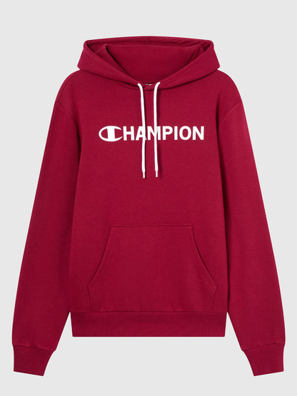 FELPA CON CAPPUCCIO CHAMPION DA UOMO BORDEAUX