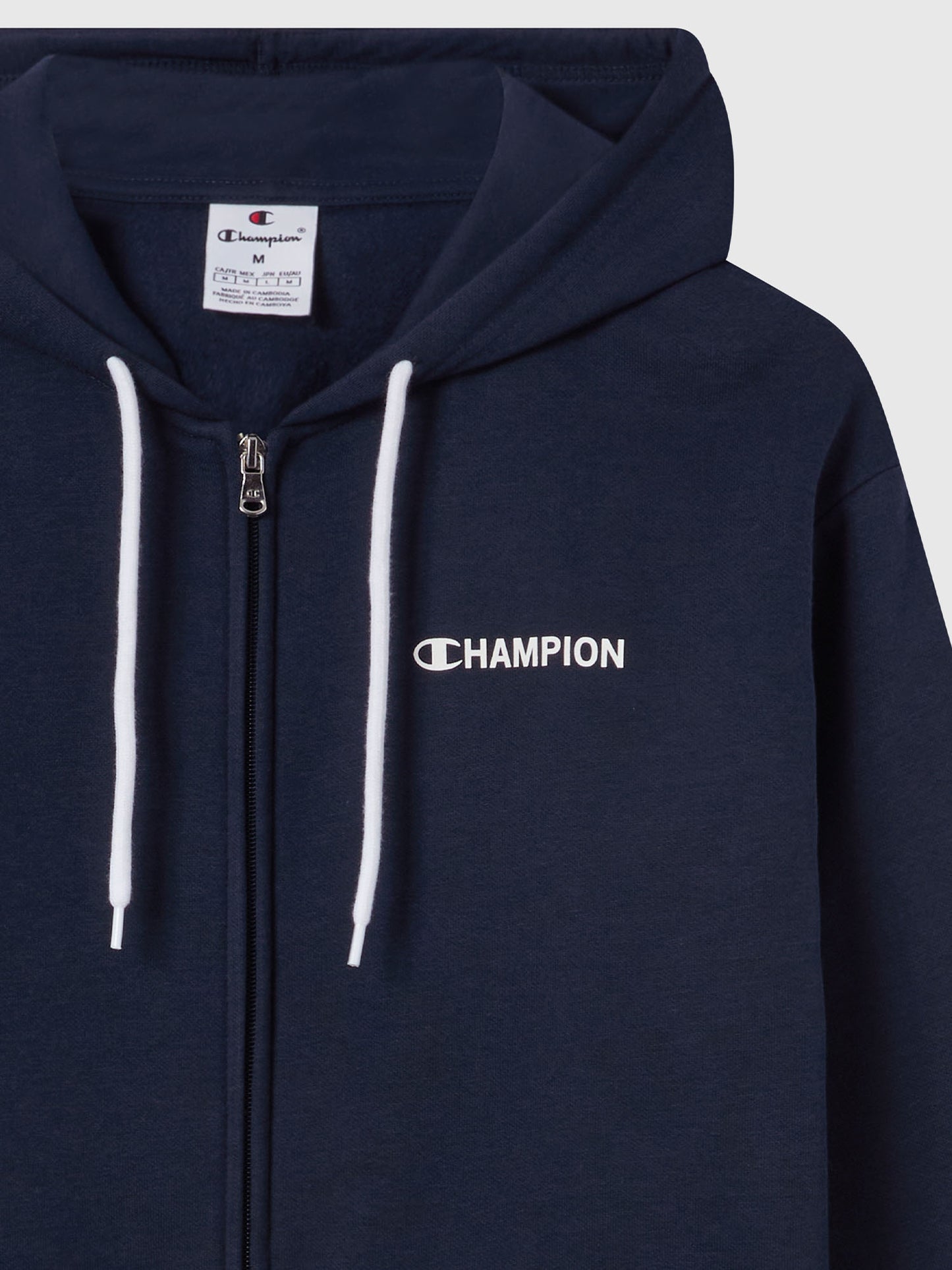 FELPA FULL ZIP CHAMPION DA UOMO BLU