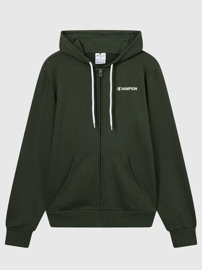 FELPA FULL ZIP CHAMPION DA UOMO VERDE