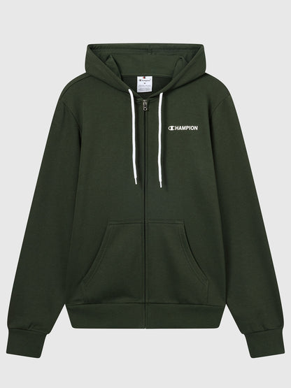FELPA FULL ZIP CHAMPION DA UOMO VERDE