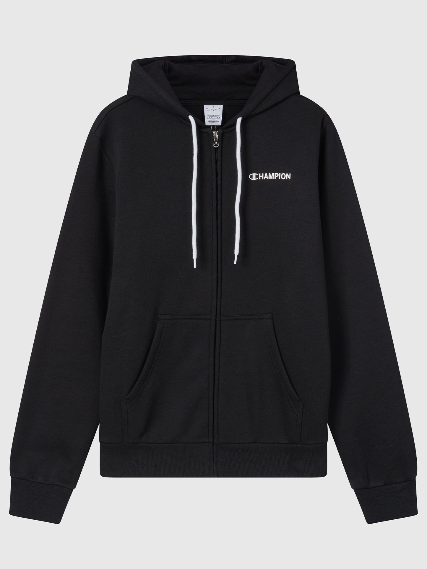 FELPA FULL ZIP CHAMPION DA UOMO NERO