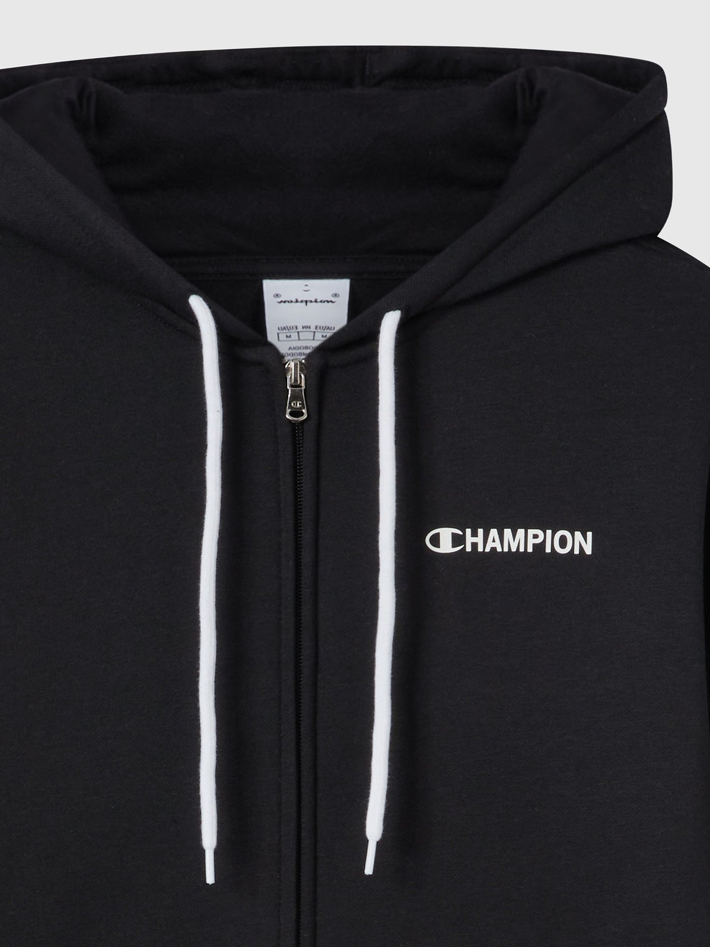 FELPA FULL ZIP CHAMPION DA UOMO NERO