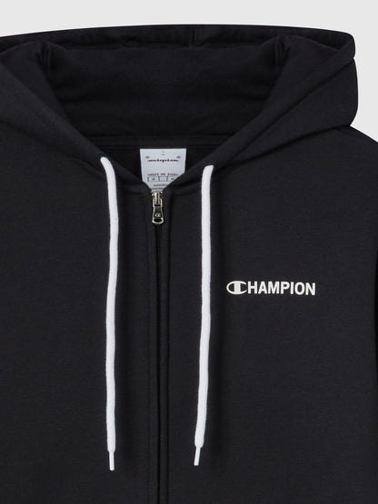 FELPA FULL ZIP CHAMPION DA UOMO NERO