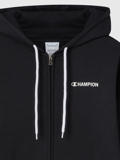 FELPA FULL ZIP CHAMPION DA UOMO NERO