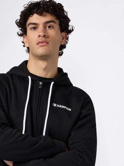 FELPA FULL ZIP CHAMPION DA UOMO NERO