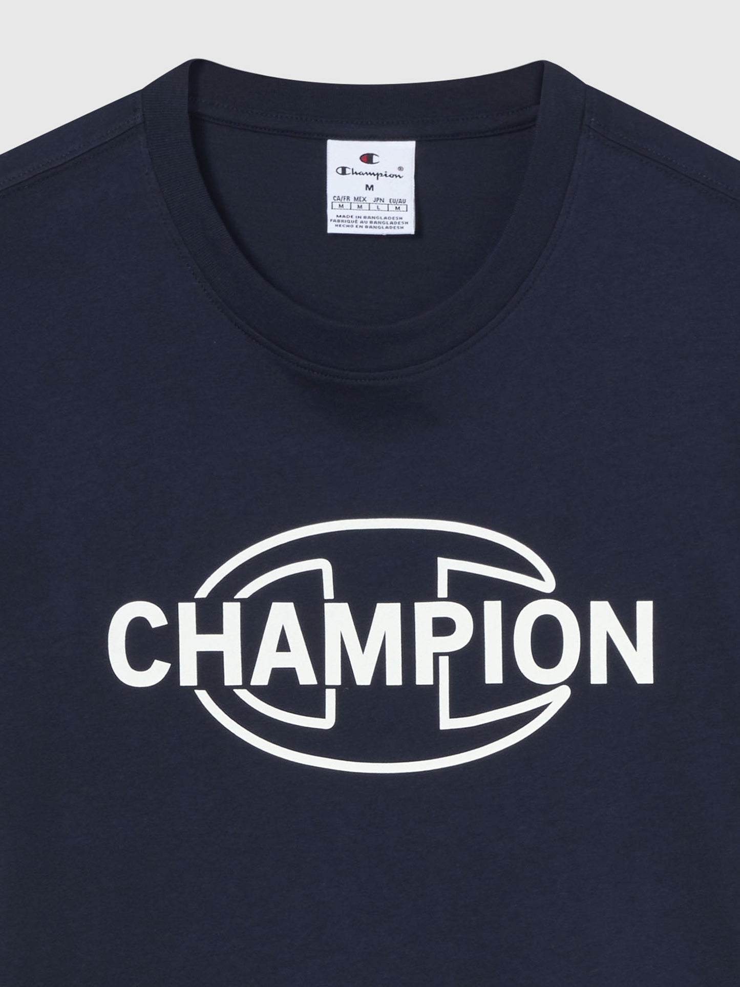 T-SHIRT GIROCOLLO CHAMPION DA UOMO BLU