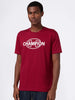 t-shirt-girocollo-champion-da-uomo-bordeaux