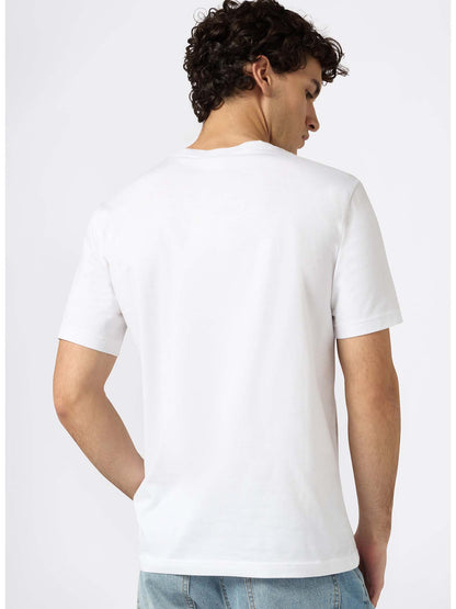 T-SHIRT GIROCOLLO CHAMPION DA UOMO BIANCO