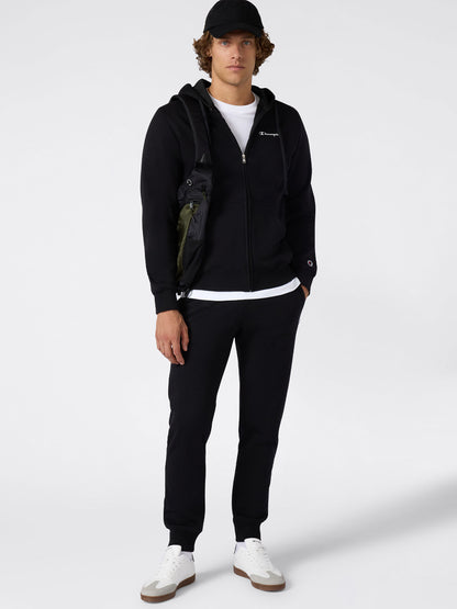 TUTA CON CAPPUCCIO FULL ZIP CHAMPION DA UOMO NERO