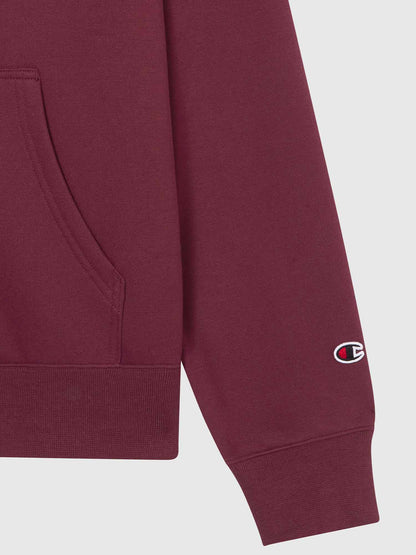 TUTA CON CAPPUCCIO FULL ZIP CHAMPION DA UOMO BORDEAUX