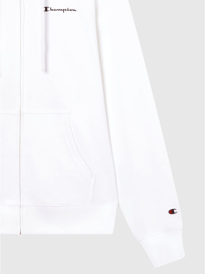 TUTA CON CAPPUCCIO FULL ZIP CHAMPION DA UOMO BIANCO