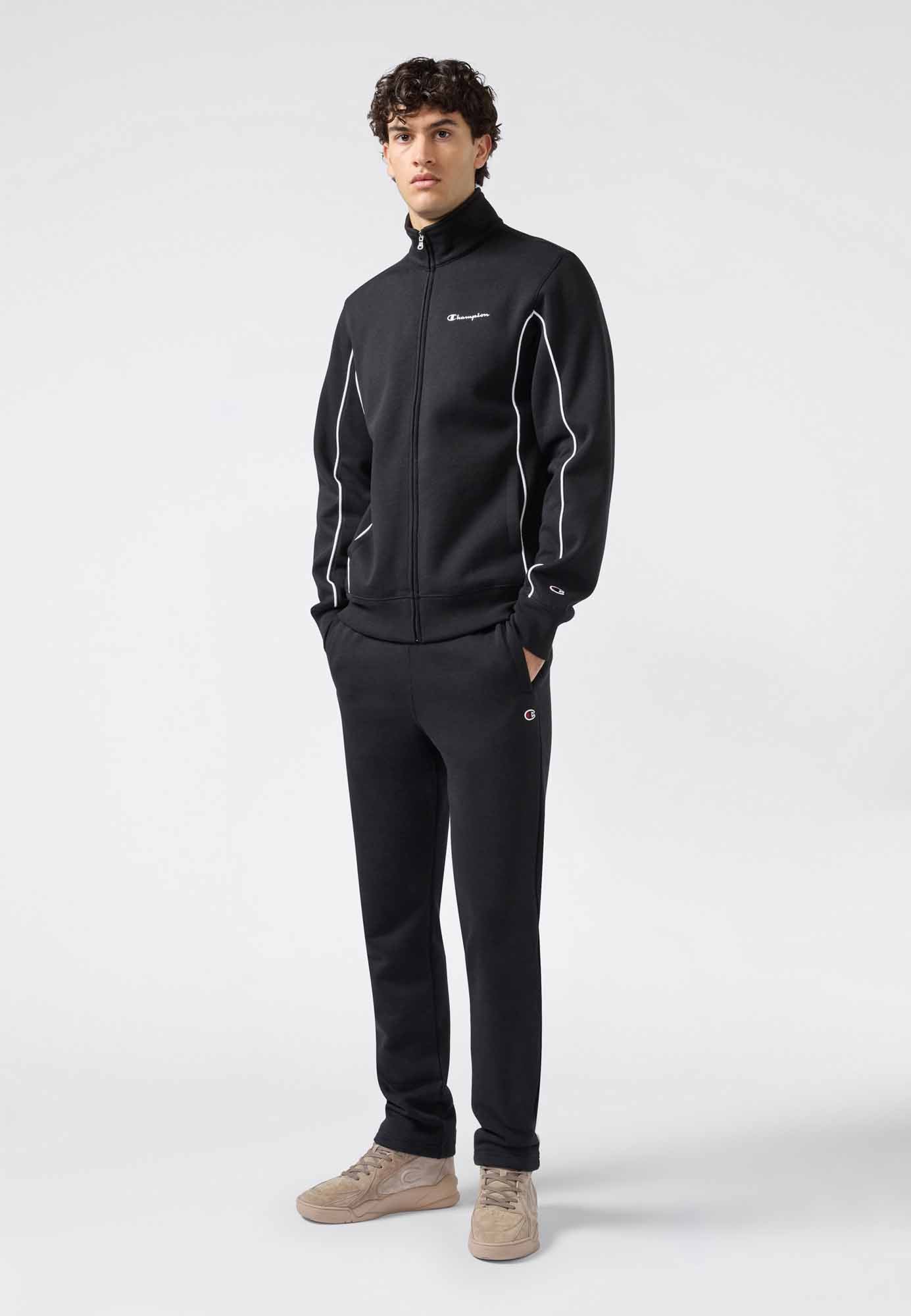 Champion Small Script, tuta da uomo nera
