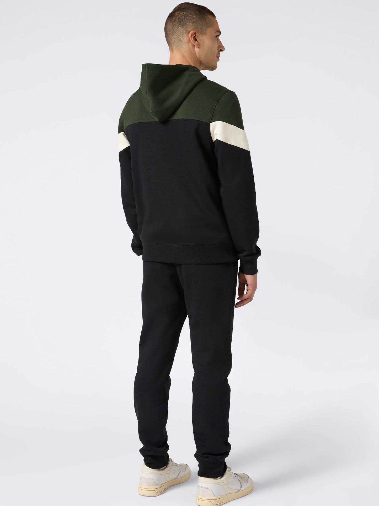 TUTA FULL ZIP E CAPPUCCIO CHAMPION DA UOMO VERDE