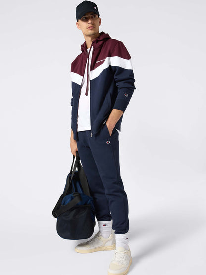 TUTA FULL ZIP E CAPPUCCIO CHAMPION DA UOMO BORDEAUX