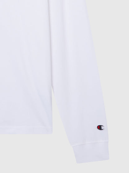 MAGLIA GIROCOLLO BASIC CHAMPION DA UOMO BIANCO