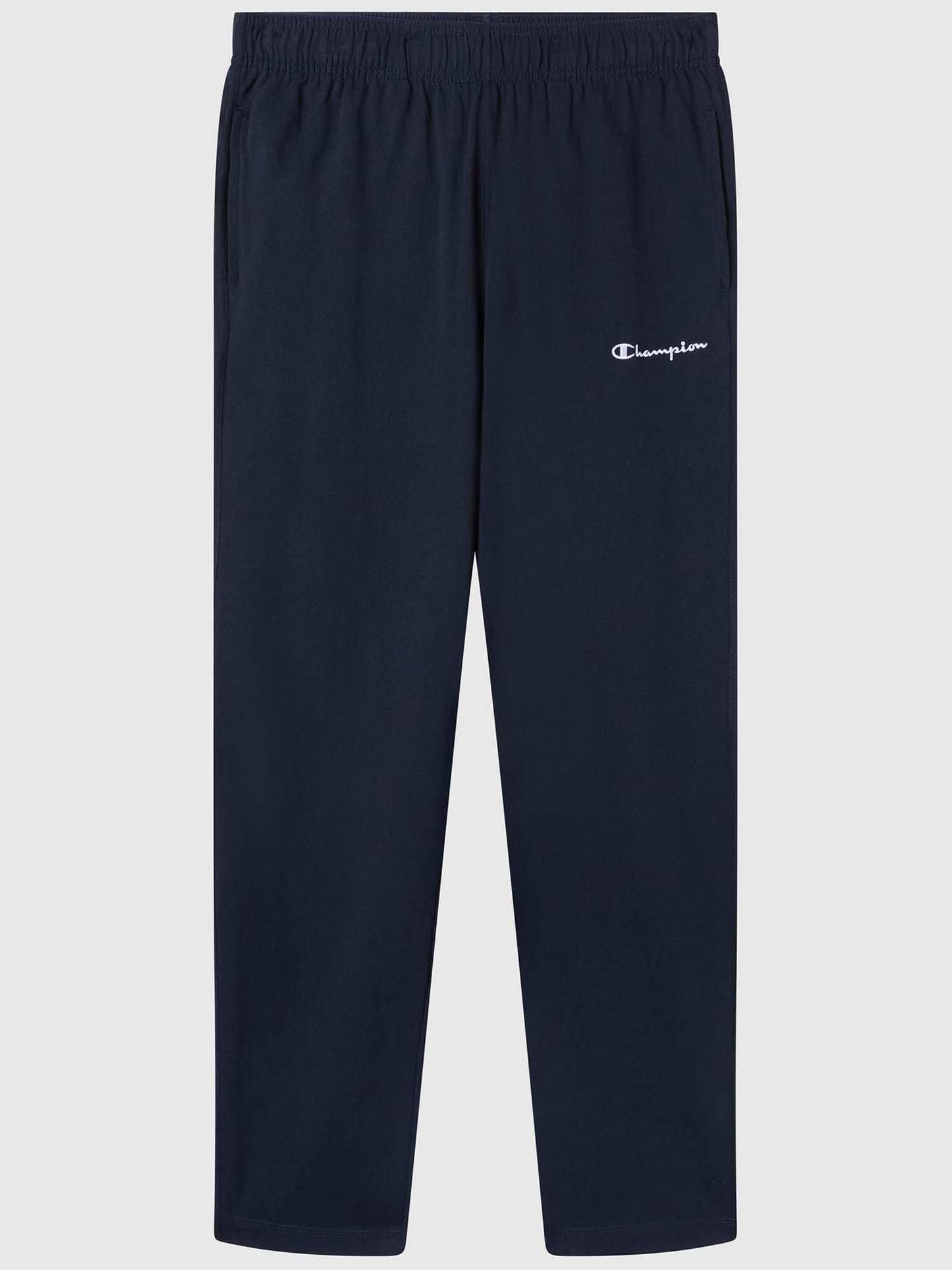 Pantaloni in jersey con fondo dritto Champion da uomo blu