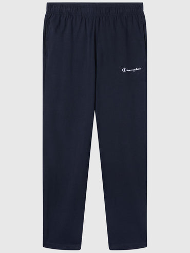 Pantaloni in jersey con fondo dritto Champion da uomo blu