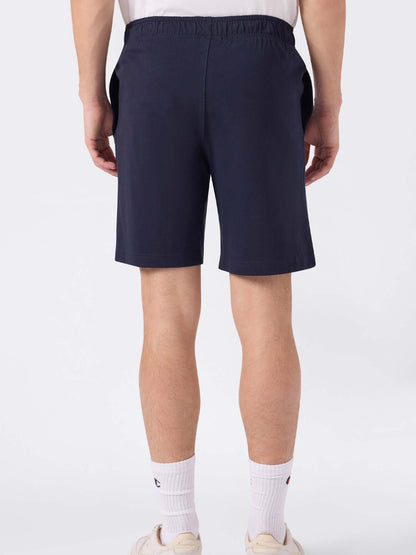Champion Bermuda shorts da uomo in jersey blu