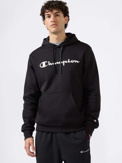 FELPA CON CAPPUCCIO CHAMPION DA UOMO NERO