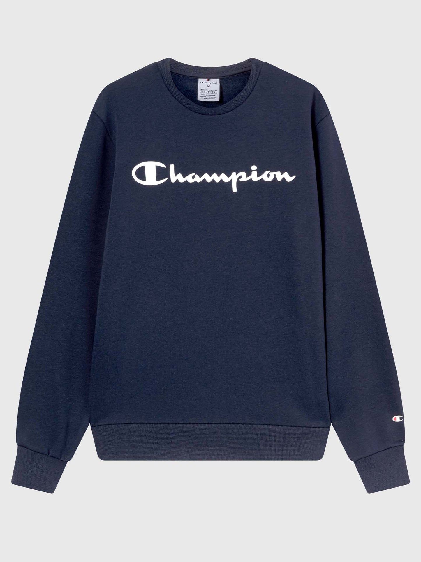 FELPA GIROCOLLO CHAMPION DA UOMO BLU