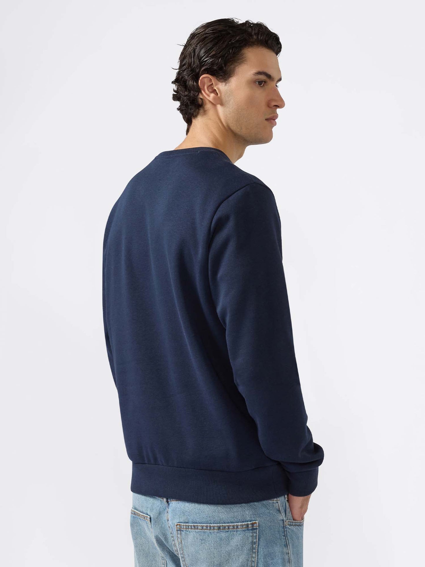 FELPA GIROCOLLO CHAMPION DA UOMO BLU