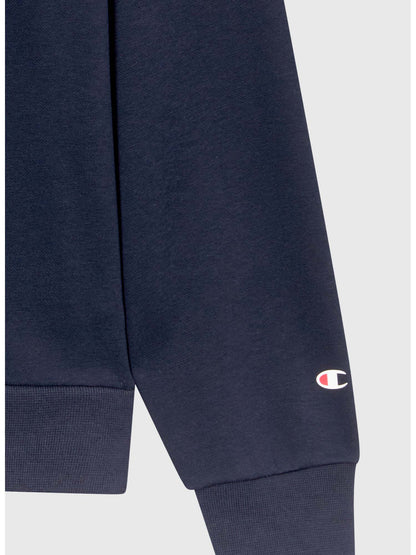 FELPA GIROCOLLO CHAMPION DA UOMO BLU