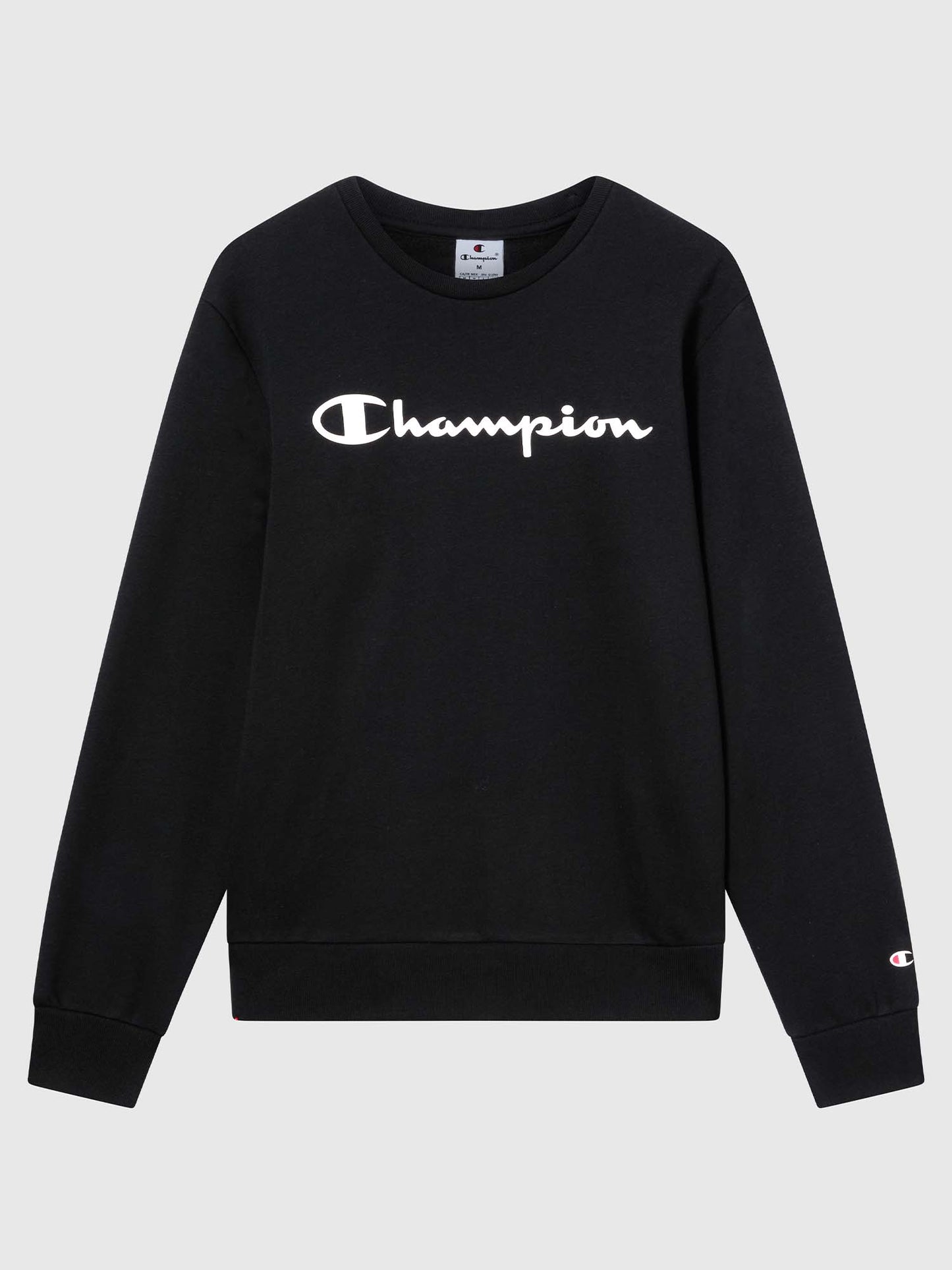 FELPA GIROCOLLO CHAMPION DA UOMO NERO