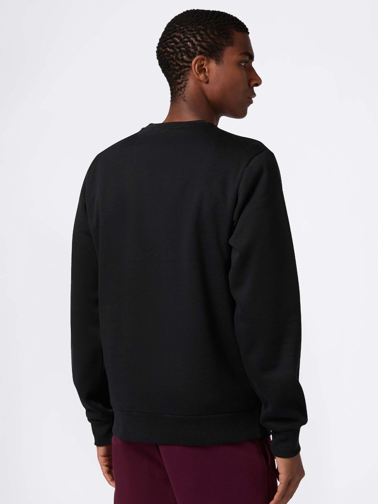 FELPA GIROCOLLO CHAMPION DA UOMO NERO