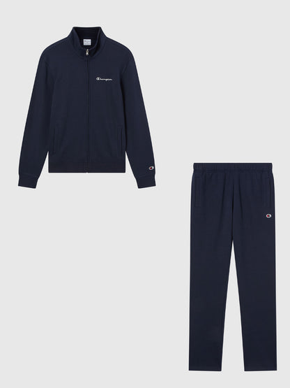Champion tuta full zip da uomo blu per training e tempo libero