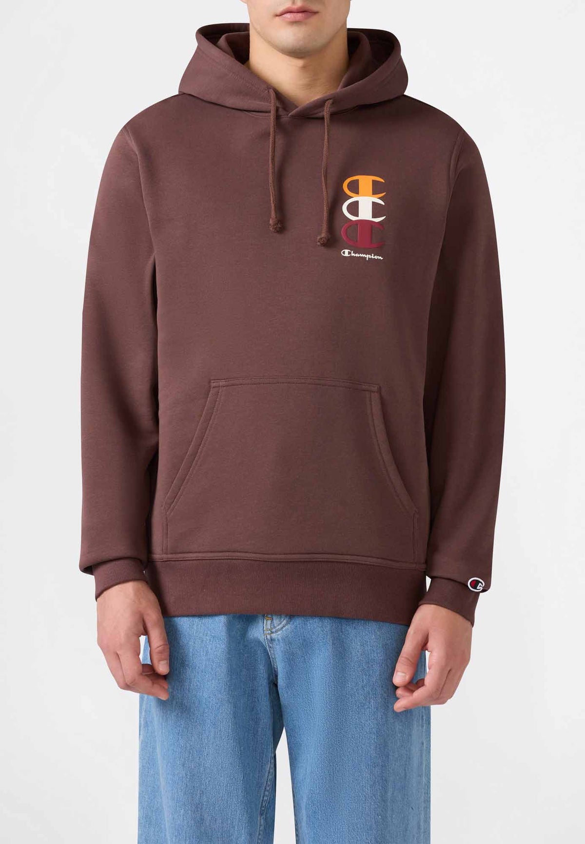 Champion felpa fl da uomo marrone