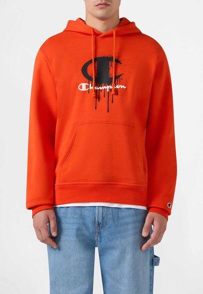 Champion felpa fl da uomo arancio