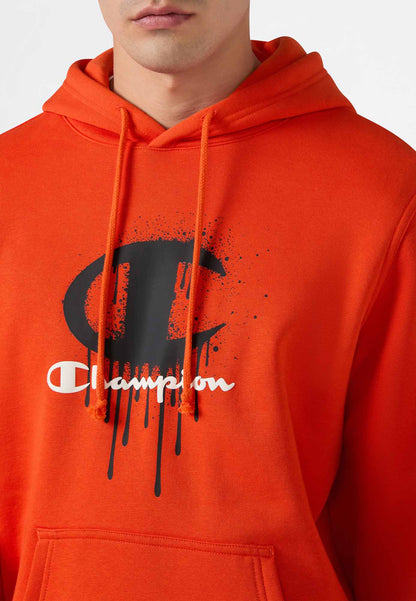 Champion felpa fl da uomo arancio