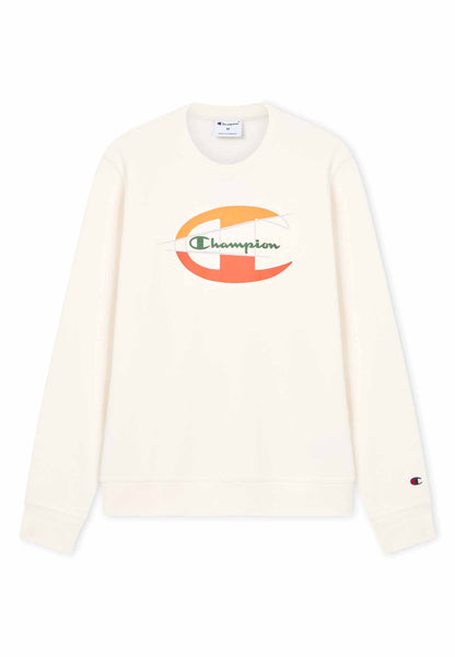 Champion felpa fl da uomo panna