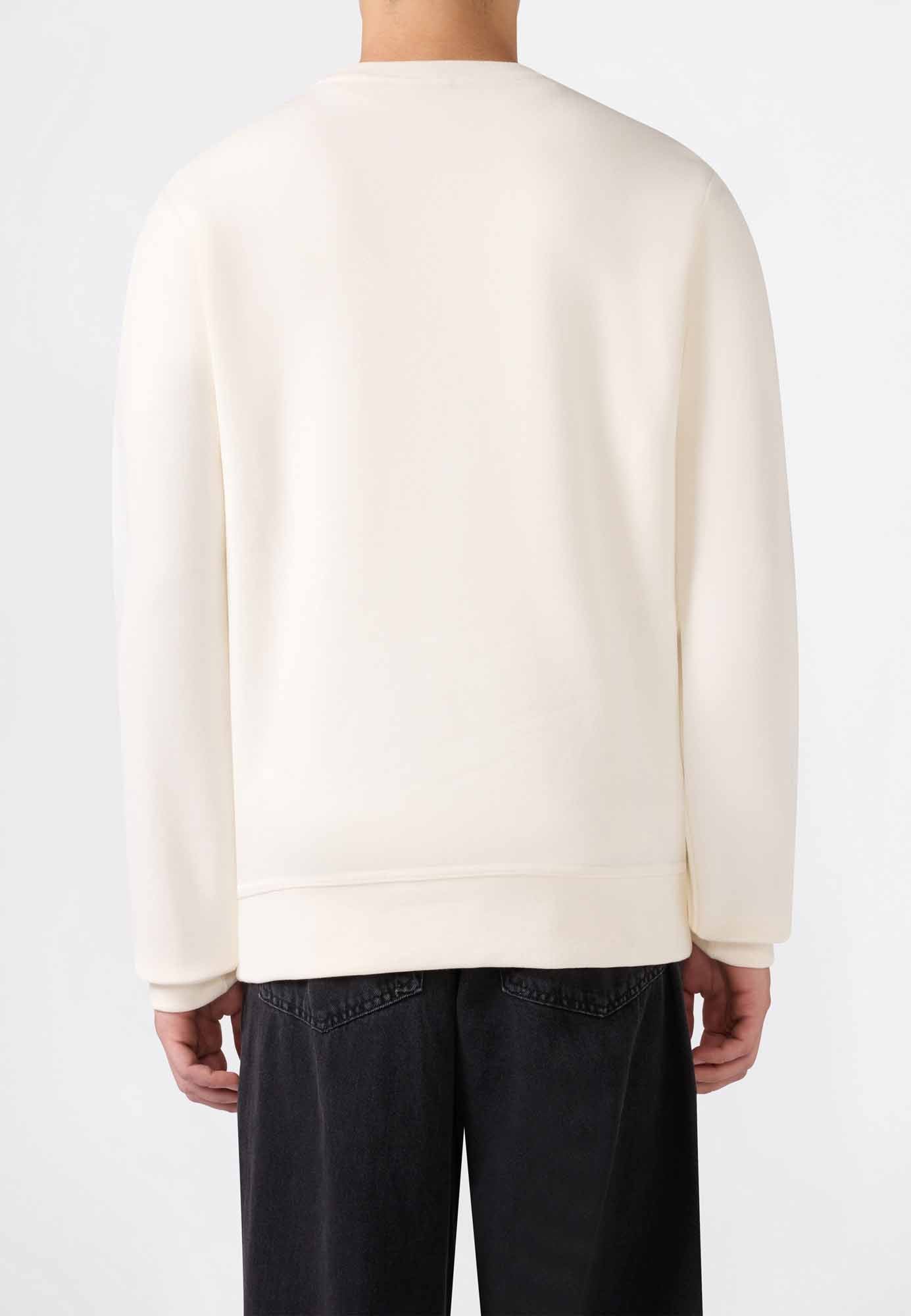 Champion 222637 YS084, felpa da uomo panna