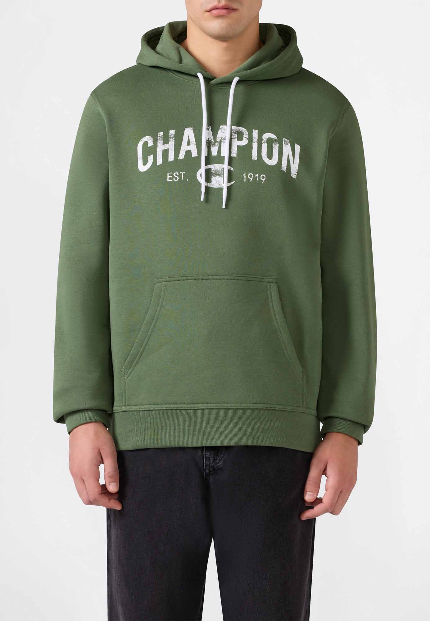 Champion 222782 GS548, felpa da uomo verde