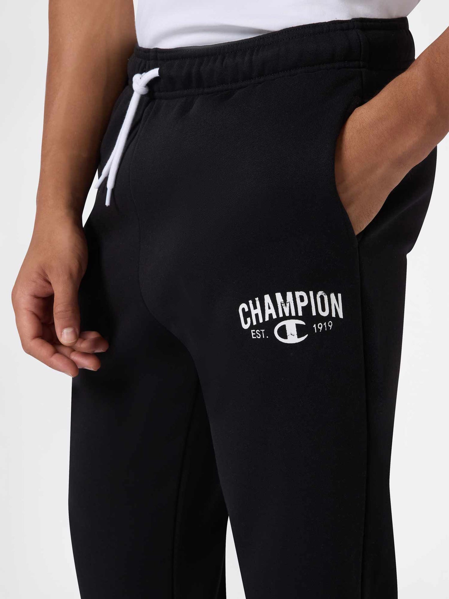 Champion Panta Fl, pantalone da uomo nero
