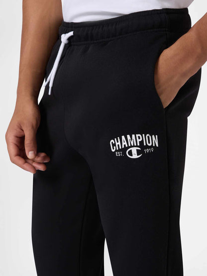 Champion Panta Fl, pantalone da uomo nero