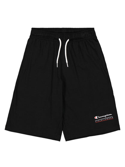 SHORT CON COULISSE CHAMPION DA BAMBINO NERO