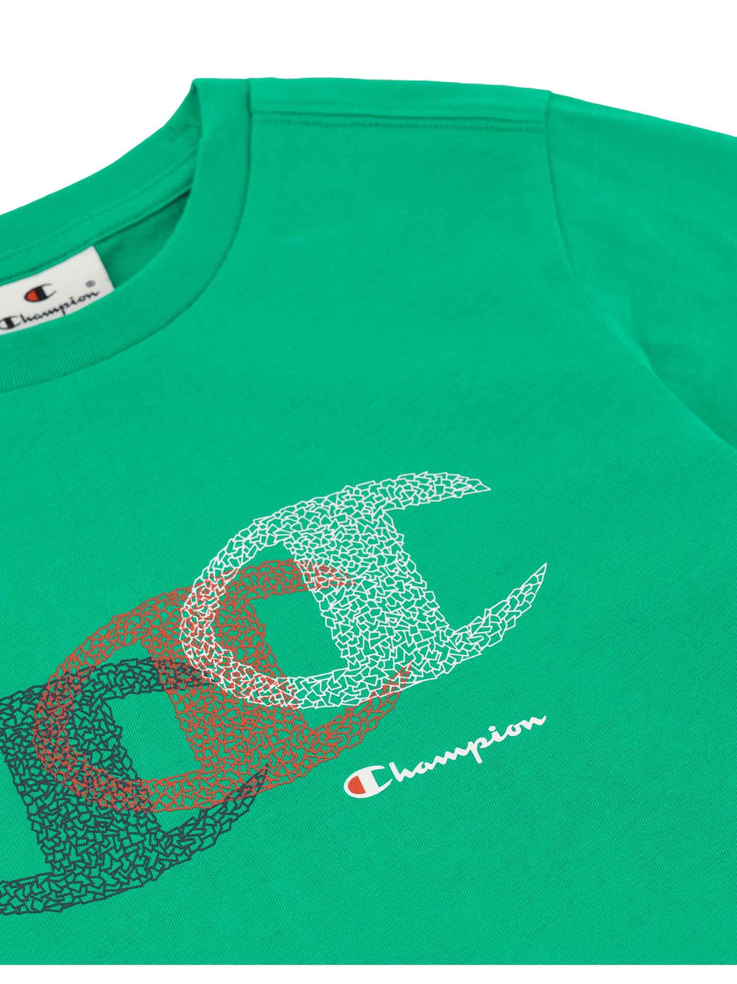 T-SHIRT CHAMPION BAMBINO VERDE