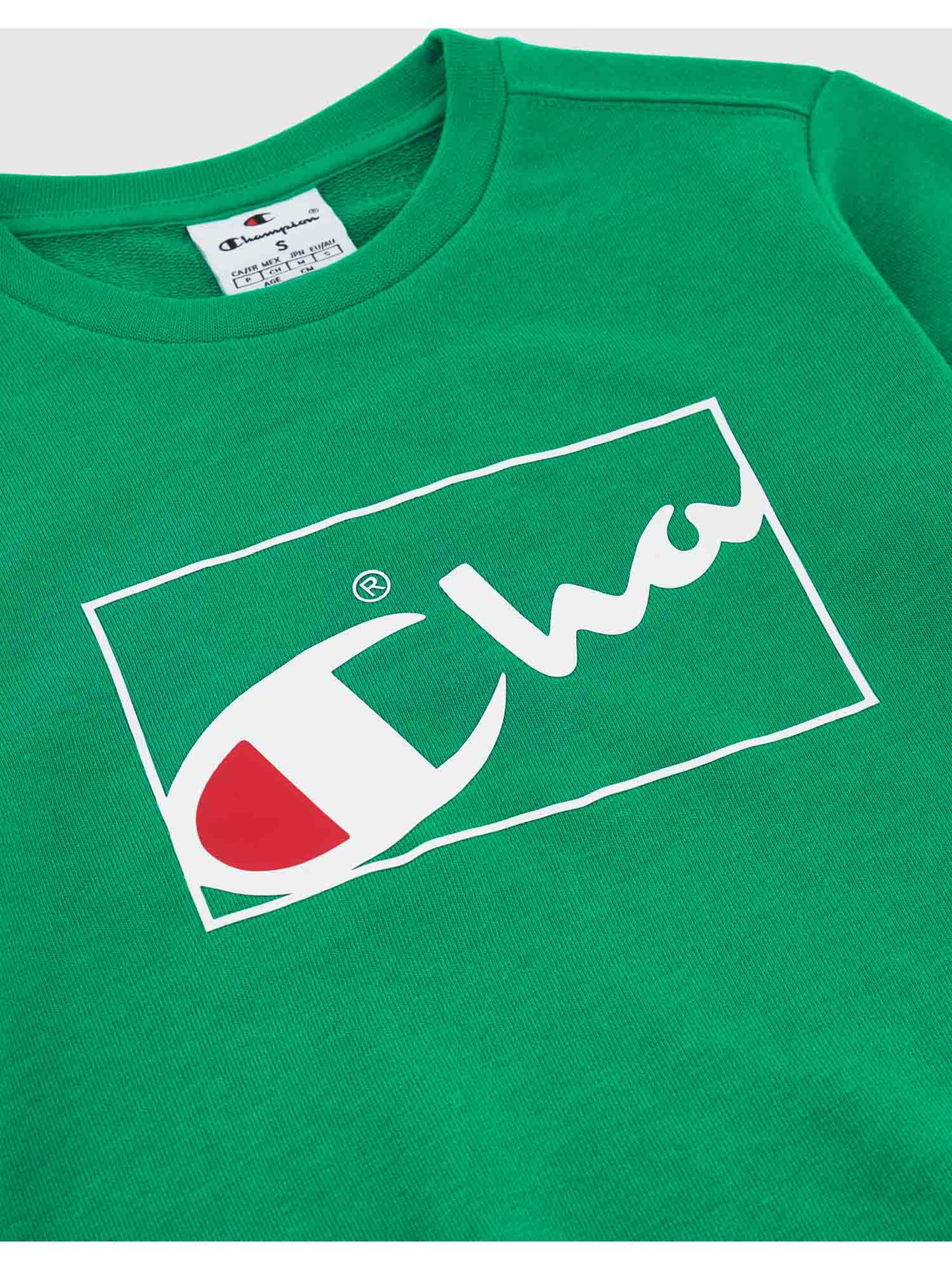 TUTA CHAMPION BAMBINO VERDE BLU